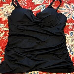 Anne Cole Elegant Black Swim Camisole